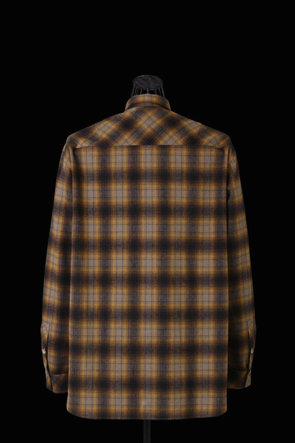 SOFT BRUSHED COTTON SHAGGY CHECK SHIRT