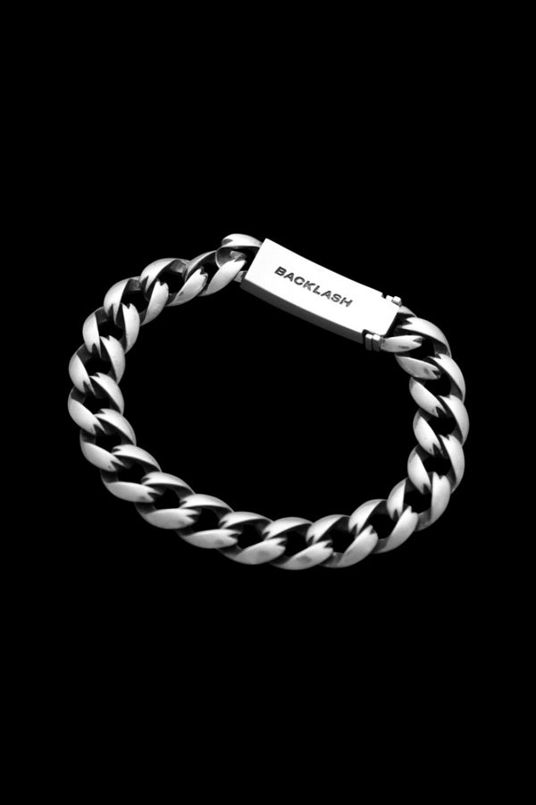 SILVER925+RUBY IDENTIFICATION BRACELET MINI