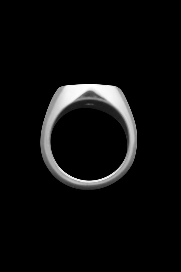 SILVER925+ZIRCONIA OCTAGON RING
