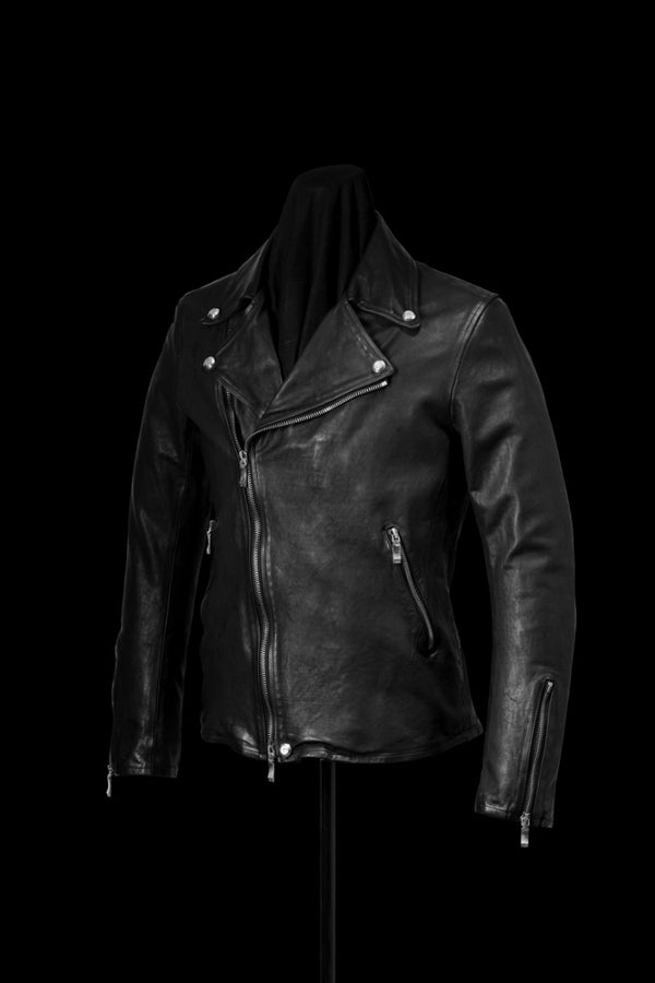 THE LINE GUIDI CALF Vitello Fiore “GARMENT-DYED” DOUBLE RIDERS