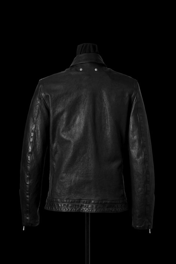 THE LINE GUIDI CALF Vitello Fiore "GARMENT-DYED" SINGLE COLLAR RIDERS