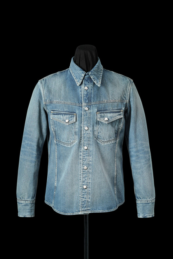 THE LINE 12oz SELVEDGE DENIM “HAND CRAFTED” + PYTHON SHIRT