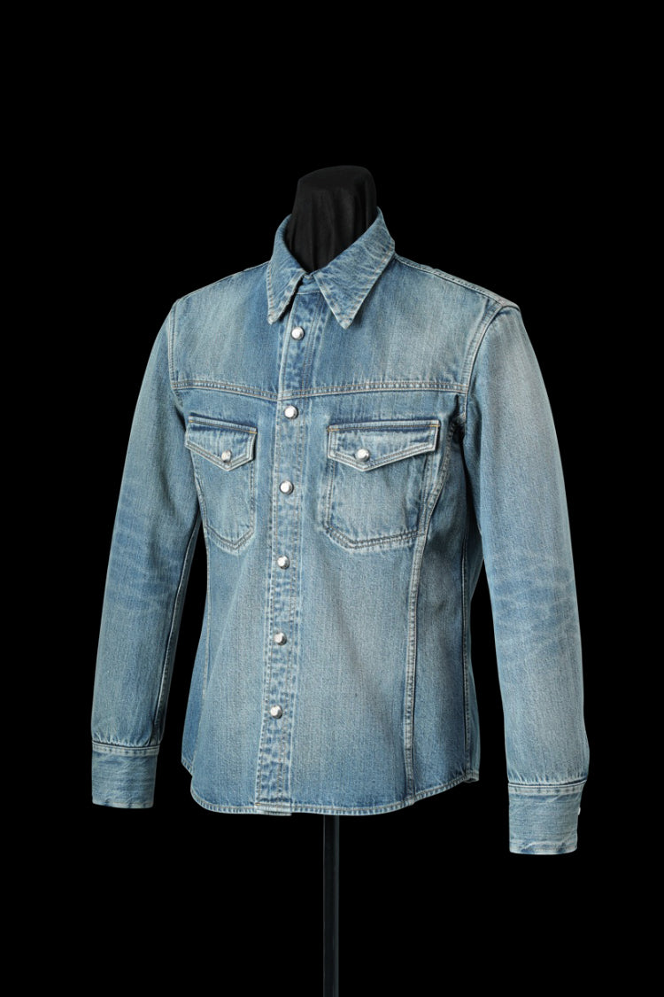THE LINE 12oz SELVEDGE DENIM “HAND CRAFTED” + PYTHON SHIRT