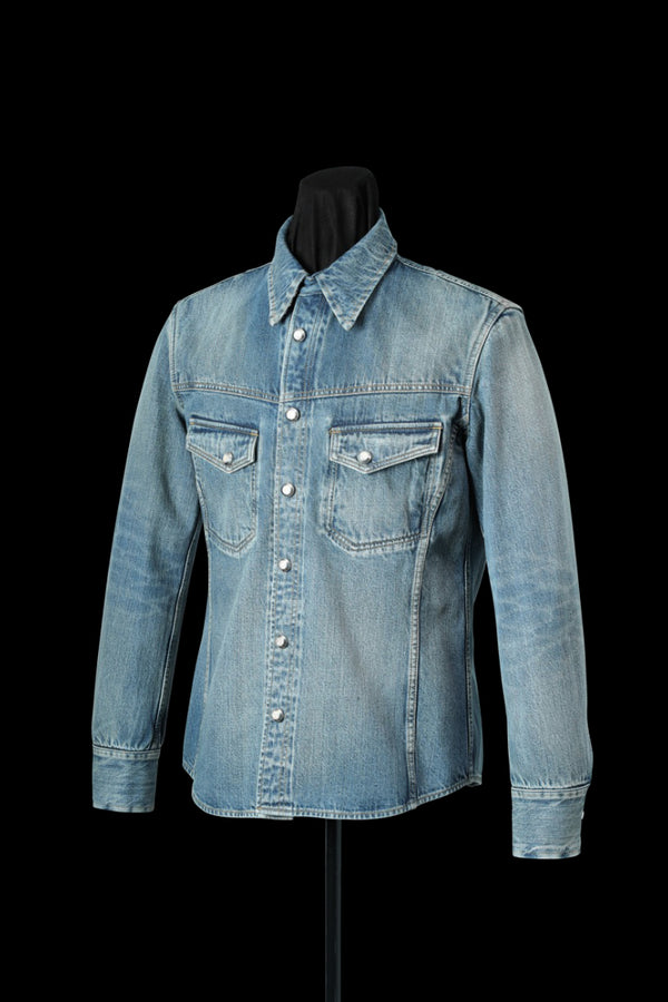 THE LINE 12oz SELVEDGE DENIM “HAND CRAFTED” + PYTHON SHIRT