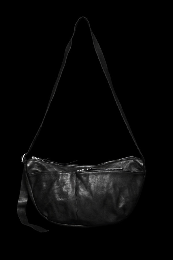 DOUBLE SHOULDER GARMENT-DYED SHOULDER BAG